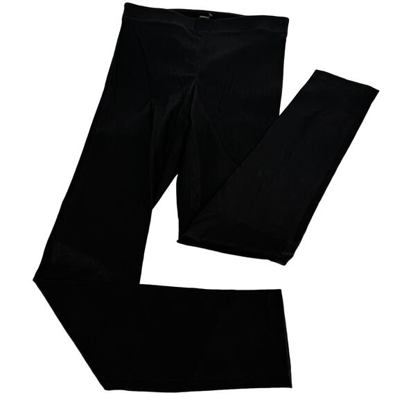 Theory High Rise Adbelle L2 Leather Skinny Pants Black Size 4 - Picture 9 of 15